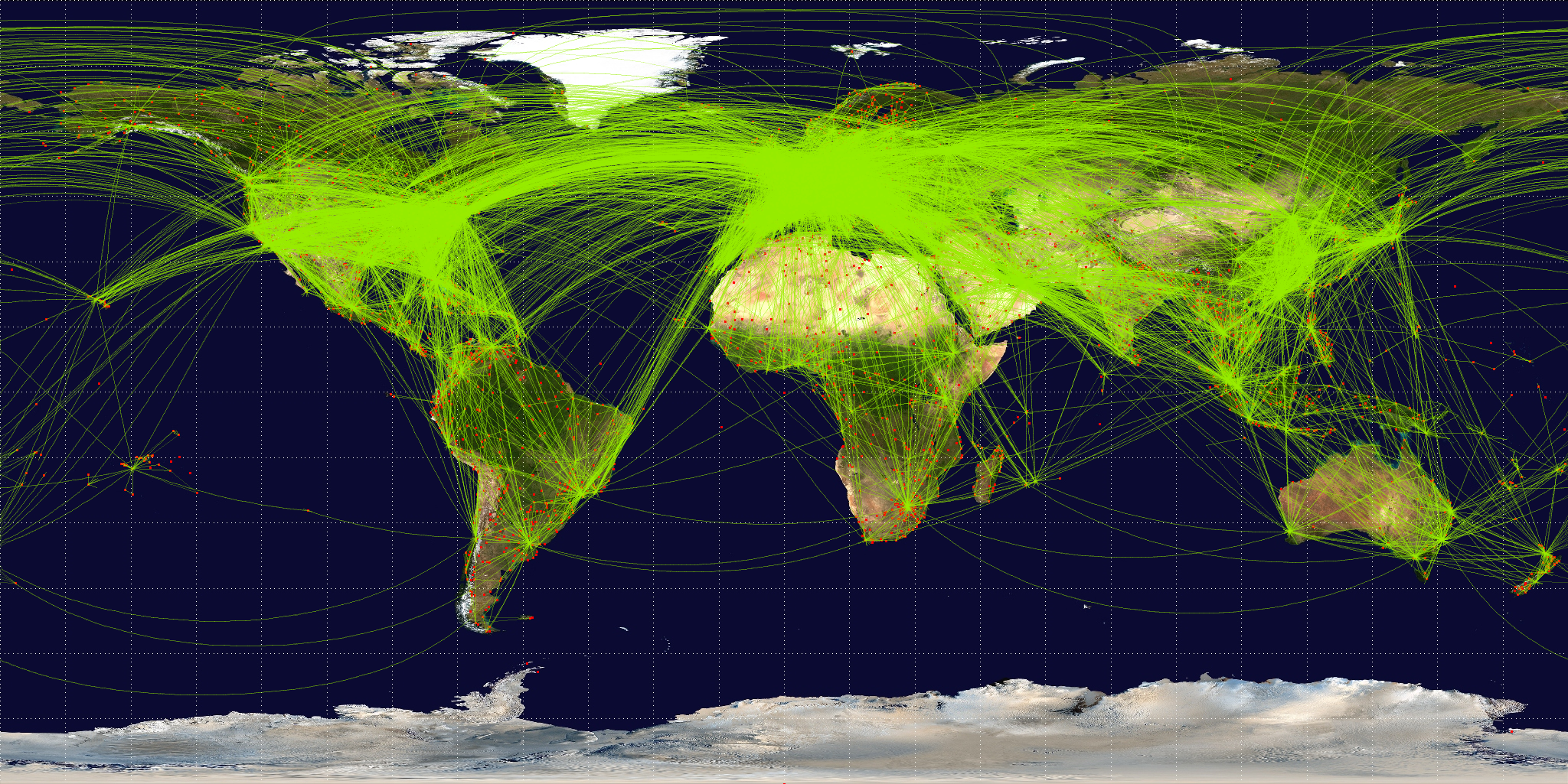 World Map Route 2009